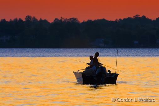 Sunset Fishing_51335.jpg - Photographed at Sturgeon Lake near Lindsay, Ontario, Canada.
